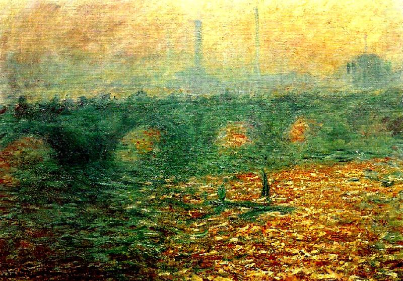 waterloo bridge, Claude Monet